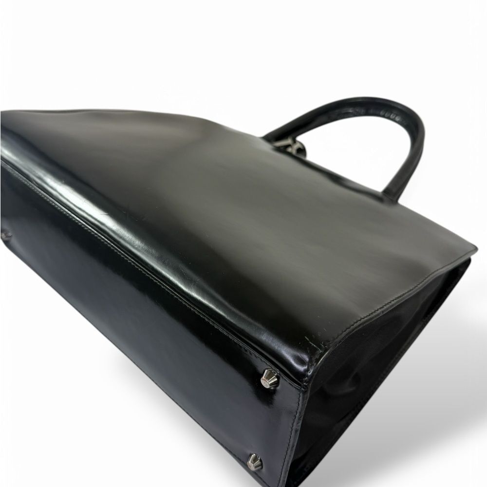 Christian DIOR Black Leather Lady D Tote - Picture 6 of 16